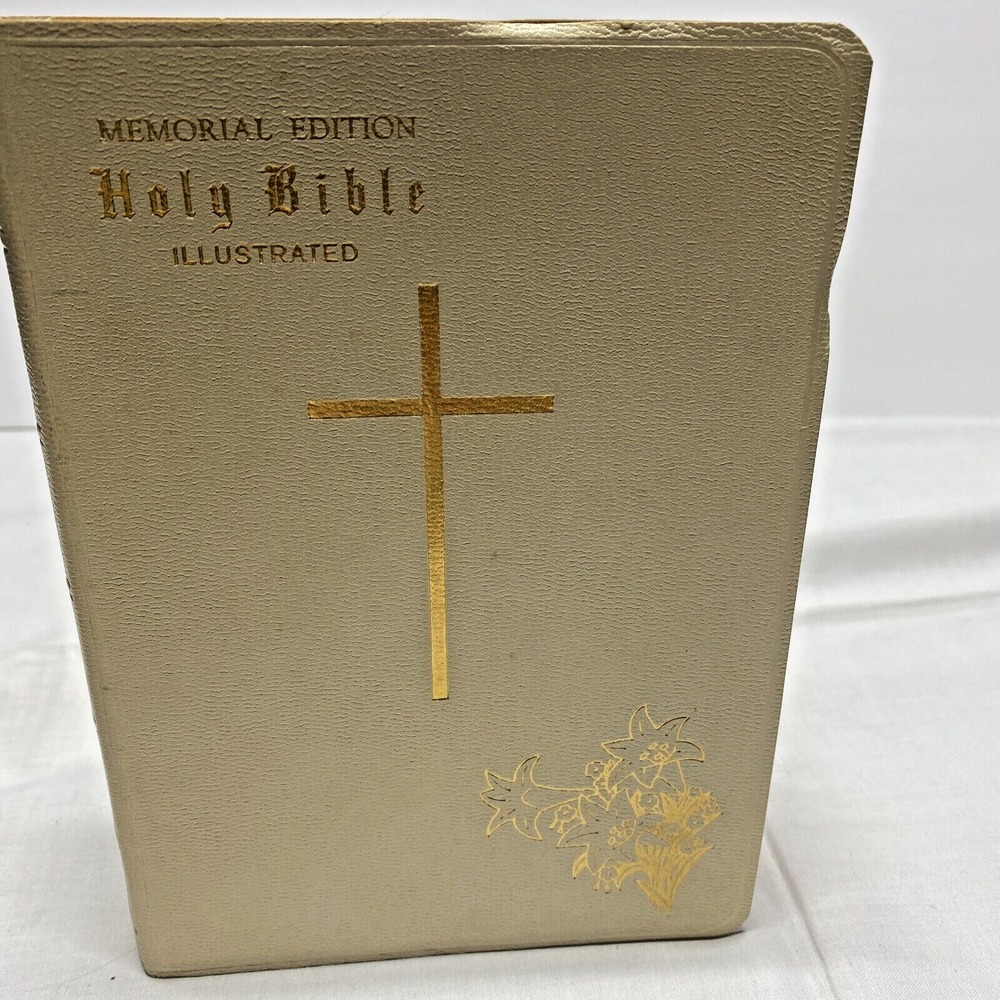 Holy Bible Memorial Edition Illustrated New Catholic Bible 1958